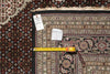 Load image into Gallery viewer, 8.1 x 10.1 Black High Quality Wool And Silk Hand-Knotted Area Rug #F-4477