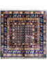 Load image into Gallery viewer, 6 x 6 SQUARE SILK RUG HORSES #PIX-59118
