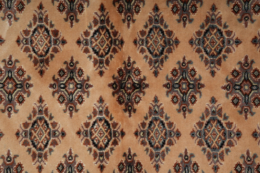 4 x 6.5 Hand-Knotted Jaldar Bokhara Rug #B-78175