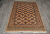 Load image into Gallery viewer, 4 x 6.5 Hand-Knotted Jaldar Bokhara Rug #B-78175