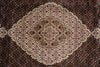 Load image into Gallery viewer, 8.1 x 10.1 Black High Quality Wool And Silk Hand-Knotted Area Rug #F-4477