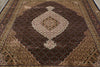 Load image into Gallery viewer, 8.1 x 10.1 Black High Quality Wool And Silk Hand-Knotted Area Rug #F-4477