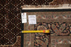 Load image into Gallery viewer, 8.2 x 10.2 Earthy Black High Quality Wool and Silk Tabriz Mahi Handmade Carpet #F-4478