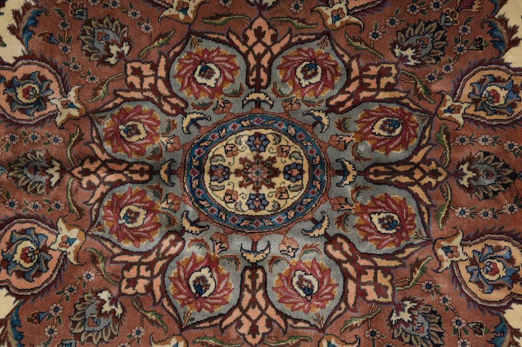 9.5 x 20 Unusual Size Authentic Heigh Quality Persian Tabriz Rug 400 KPSI Iran #PIX-17130