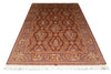 Load image into Gallery viewer, 6 x 9 Hand-Knotted Bamboo Silk Carpet Rust Gold