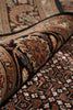 Load image into Gallery viewer, 8.3 x 9.8 beautiful Quality Wool and Silk Handmade Area Rug Tabriz Mahi Black #F-4479