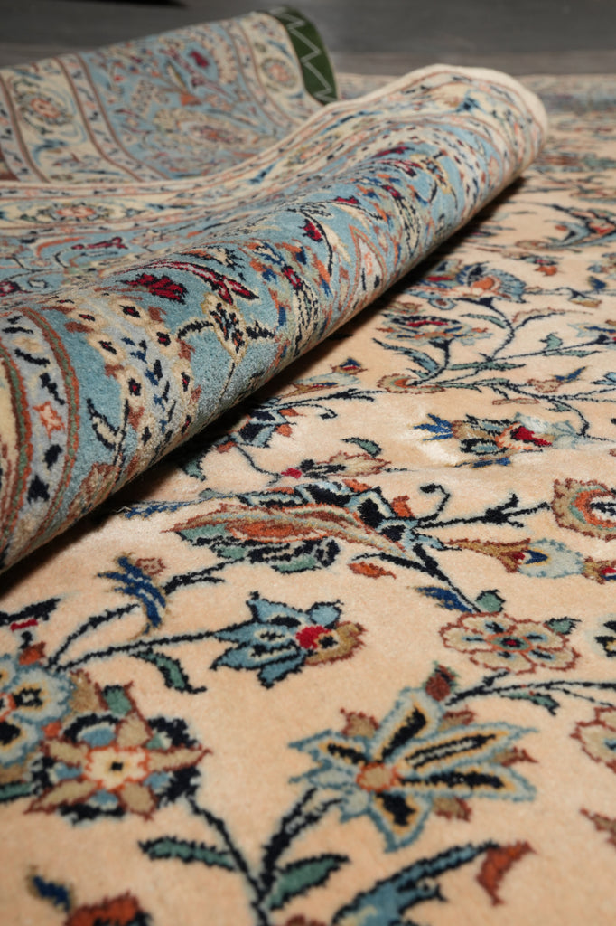 10 x 18.7 Genuine Persian Quality Kashan Rug #PIX-16252