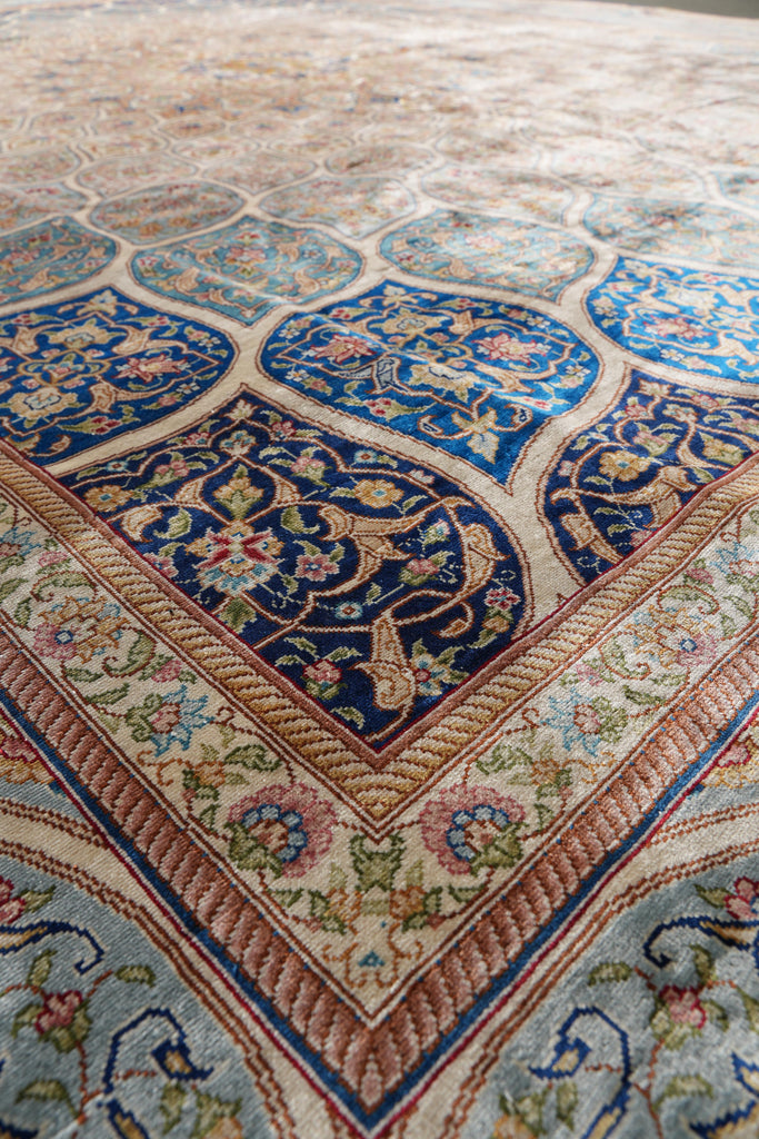 8 x 10 Stunning Silk Rug DOM ESFHAN PATTERN  #PIX-56276