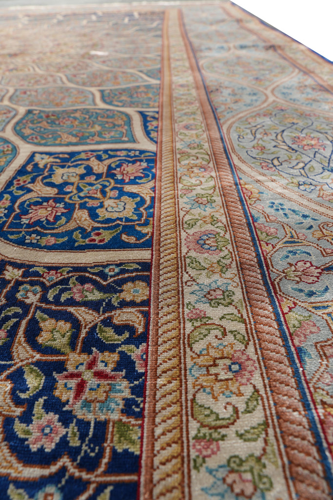 8 x 10 Stunning Silk Rug DOM ESFHAN PATTERN  #PIX-56276