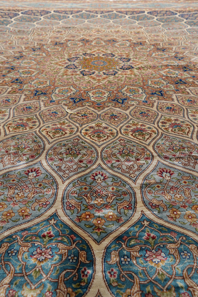 8 x 10 Stunning Silk Rug DOM ESFHAN PATTERN  #PIX-56276