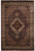 Load image into Gallery viewer, 6.6 x 9.8 Quality Handmade Wool and Silk Tabriz Mahi Ruby Burgundy #F-4481
