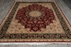 Load image into Gallery viewer, 7.7 x 10 Gorgeous Quality Wool and Silk Hand-Knotted SinoTabriz Rug #F-3122