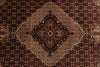 Load image into Gallery viewer, 6.6 x 9.8 Quality Handmade Wool and Silk Tabriz Mahi Ruby Burgundy #F-4481