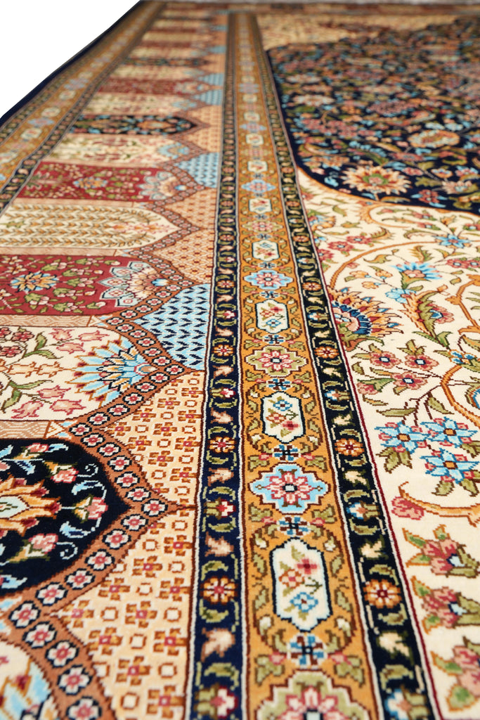 8 x 10 Fancy Detailed Silk Rug   #PIX-59228