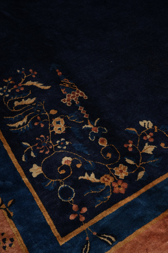 11.2 x 14.6 Antique Art Deco Chinese Beijing Rugs 1930's - view 10