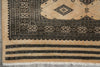 Load image into Gallery viewer, 4 x 5.8 Hand-Knotted Bokhara Jaldar Rug Geometric Diamond Pattern  #B-75631