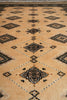 Load image into Gallery viewer, 4 x 5.8 Hand-Knotted Bokhara Jaldar Rug Geometric Diamond Pattern  #B-75631