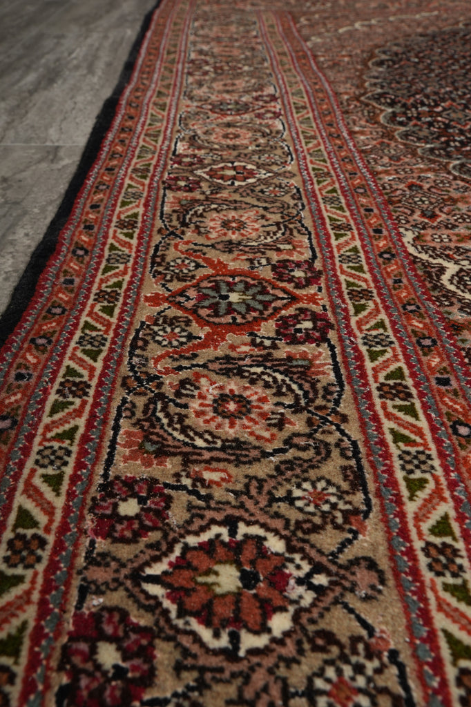 5 x 6.4 Authentic Fine Quality Persian Mahi Tabriz Wool & Silk Rug 400 KPSI Iran #B-74985