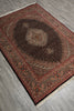 Load image into Gallery viewer, 5 x 6.4 Authentic Fine Quality Persian Mahi Tabriz Wool &amp; Silk Rug 400 KPSI Iran #B-74985