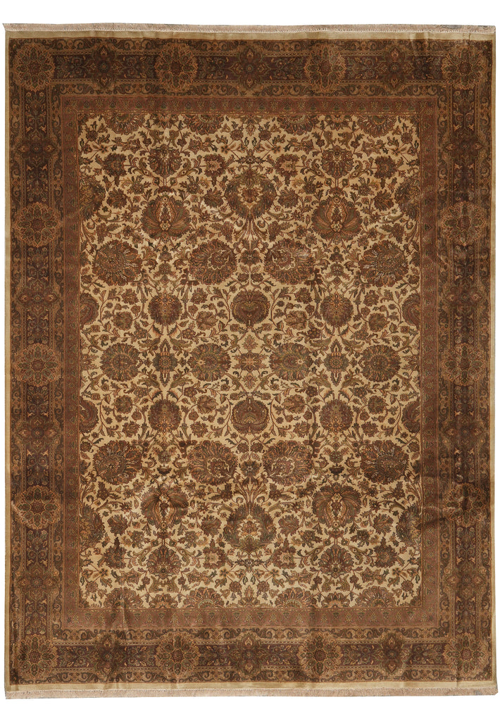 9 x 12 Quality Jaipur Handmade Rug Dense Natural Wool #F-4484
