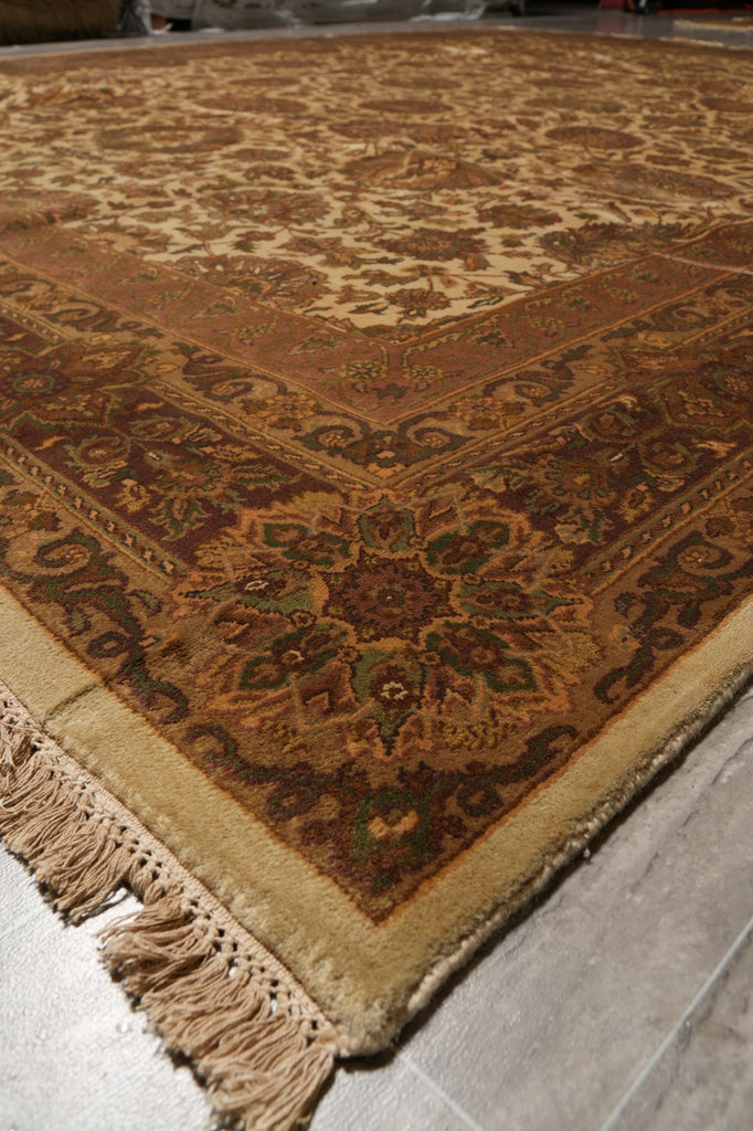 9 x 12 Quality Jaipur Handmade Rug Dense Natural Wool #F-4484