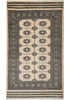 Load image into Gallery viewer, 4 x 6.7 Jaldar Bokhara Rug Hand-Knotted Modern #B-75628