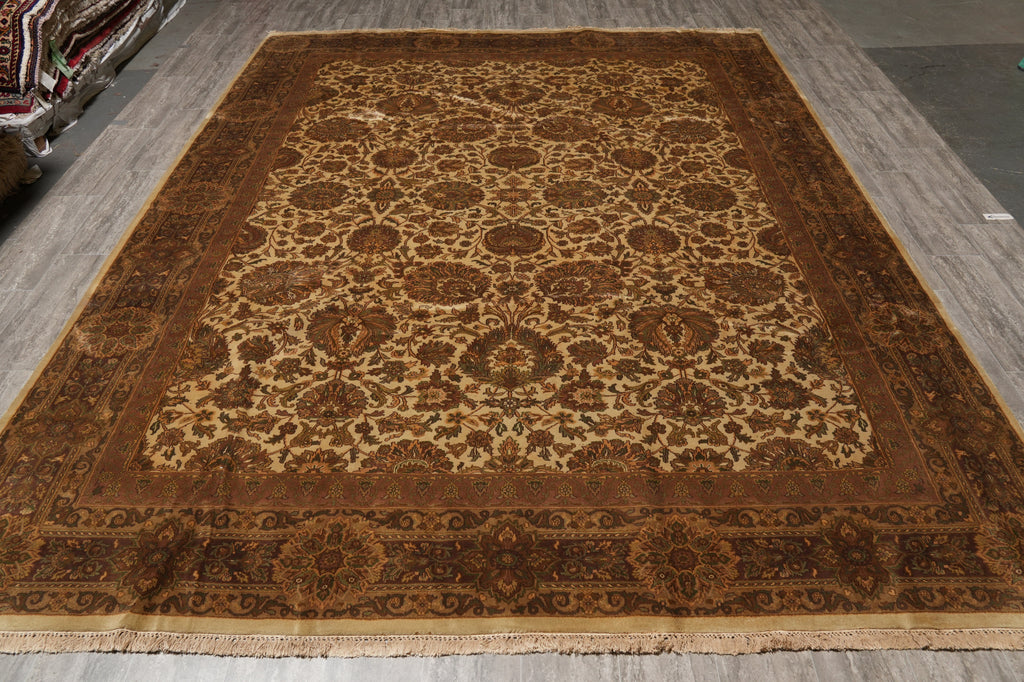 9 x 12 Quality Jaipur Handmade Rug Dense Natural Wool #F-4484