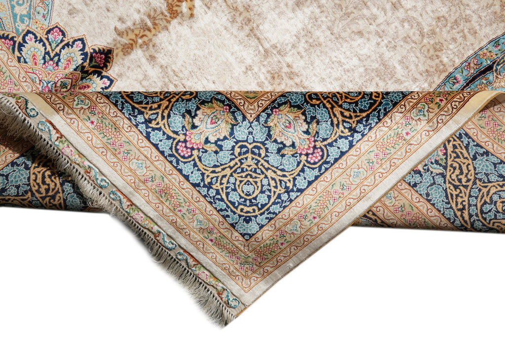 6x9  Silk Handmade Rug #PIX-59043