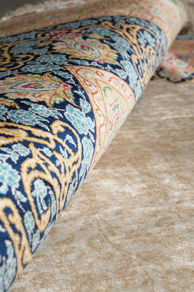 6x9  Silk Handmade Rug #PIX-59043