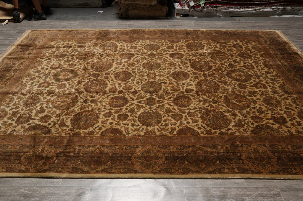 9 x 12 Quality Jaipur Handmade Rug Dense Natural Wool #F-4484