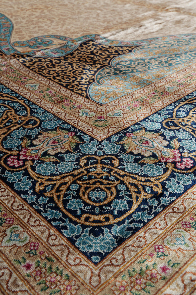 6x9  Silk Handmade Rug #PIX-59043