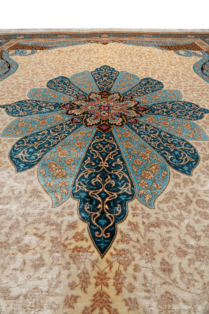 6x9  Silk Handmade Rug #PIX-59043