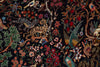 Load image into Gallery viewer, 3.8 x 5.3 Signed Fine Persian Esfahan Rug Wool and Silk on Silk 500 KPSI Paradise Animals #F-3364