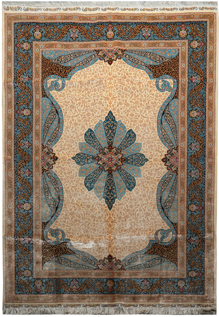 6x9  Silk Handmade Rug #PIX-59043