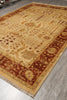 Load image into Gallery viewer, 8.7 x 12.1 Beige Gold Rust Chobi Peshawar Handmade Rug #B-72553