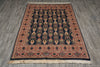 Load image into Gallery viewer, 4 x 6.3 Hand-Knotted Paksiatn Jaldar Rug Slate BLue #PIX-19612