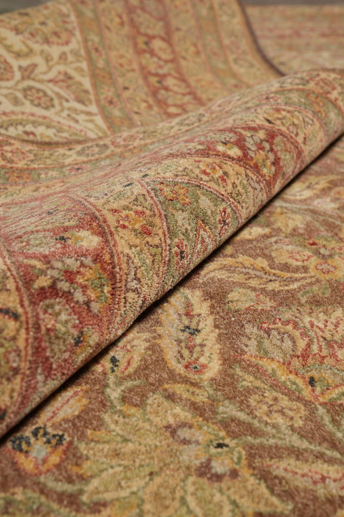 9.1 x 11.9 Great Rug Natural Wool Earthy Neutral Warm Colors Haji Jaili #PIX-805-24