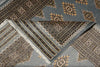 Load image into Gallery viewer, 4 x 6 Hand-Knotted Jaldar Diamond Bokhara Rug Light Gray Blue #PIX-25472
