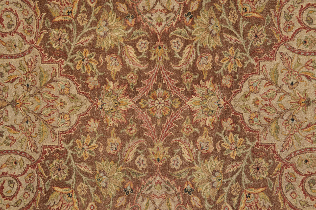 9.1 x 11.9 Great Rug Natural Wool Earthy Neutral Warm Colors Haji Jaili #PIX-805-24