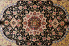 Load image into Gallery viewer, 4.6 x 6.6 Silk Rug Black #PIX-56972