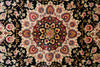 Load image into Gallery viewer, 4.6 x 6.6 Silk Rug Black #PIX-56972