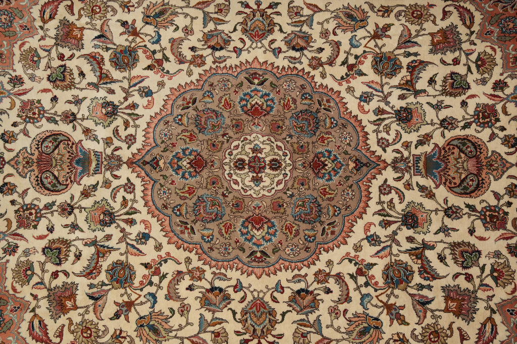 6.6 x 10.6 Authentic Quality Persian Handmade Iran Tabriz Rug 400 Kpsi - view 6