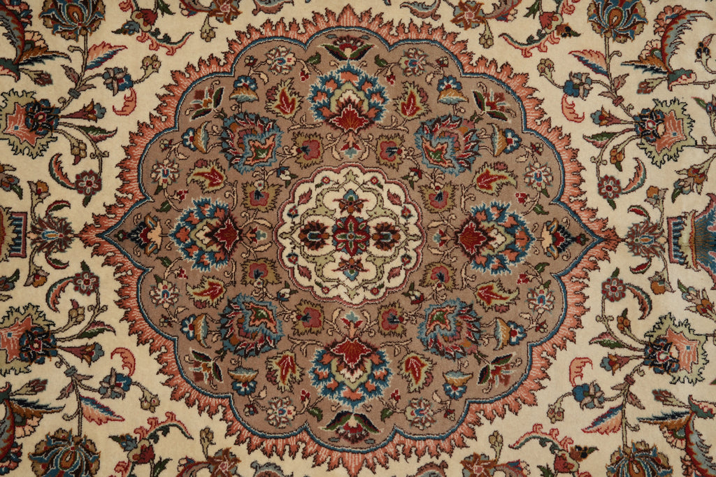 6.6 x 10.6 Authentic Quality Persian Handmade Iran Tabriz Rug 400 Kpsi - view 7