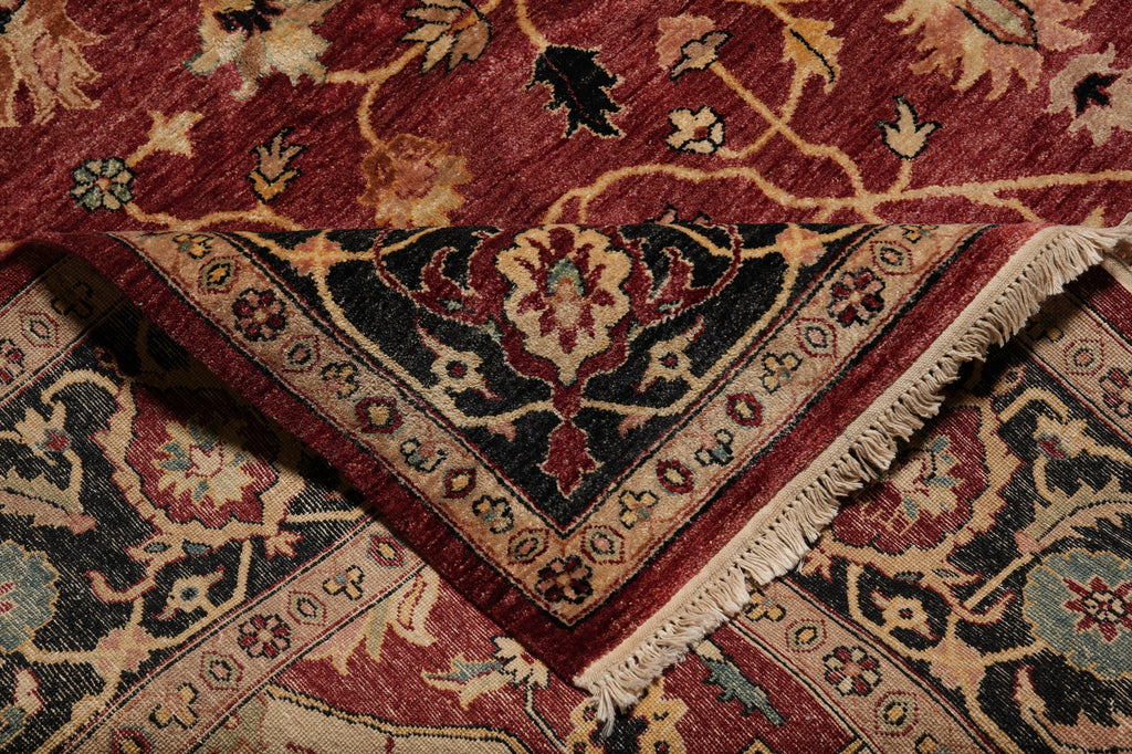 9 x 12 New Serapi Chobi Peshawar Rug #F-4485