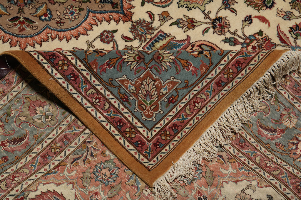 6.6 x 10.6 Authentic Quality Persian Handmade Iran Tabriz Rug 400 Kpsi - view 11