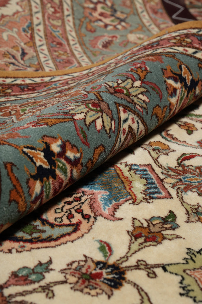 6.6 x 10.6 Authentic Quality Persian Handmade Iran Tabriz Rug 400 Kpsi - view 12