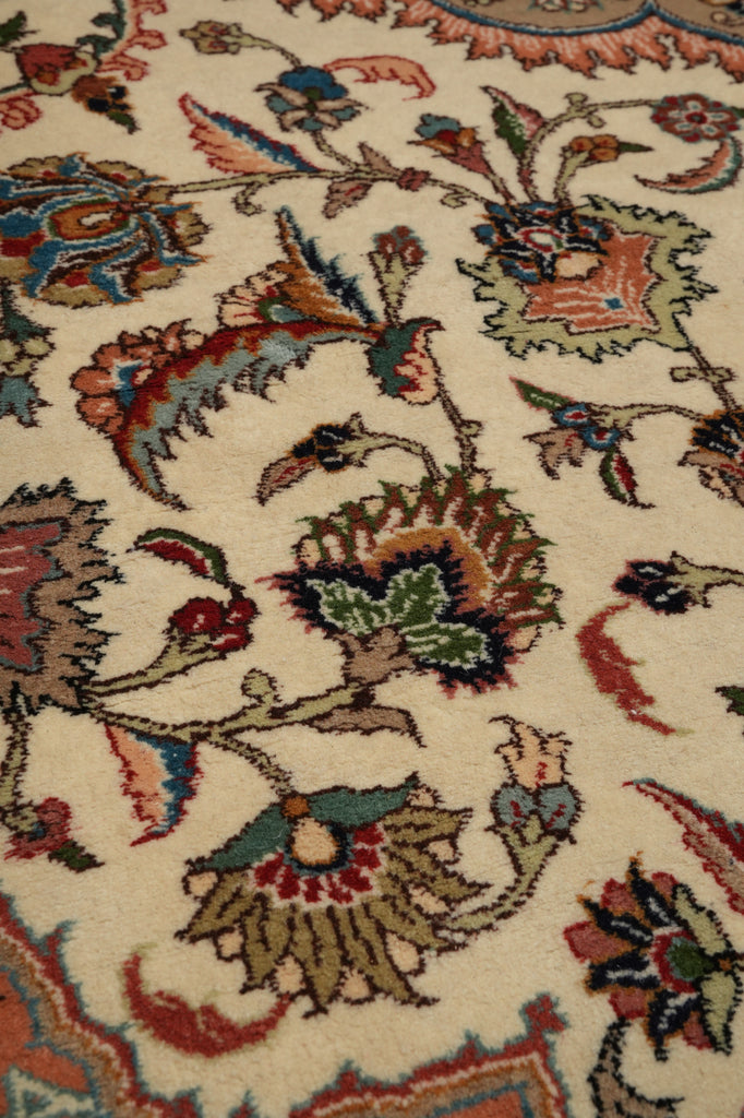 6.6 x 10.6 Authentic Quality Persian Handmade Iran Tabriz Rug 400 Kpsi - view 9