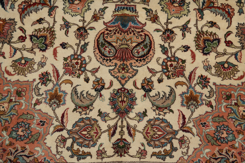 6.6 x 10.6 Authentic Quality Persian Handmade Iran Tabriz Rug 400 Kpsi - view 8