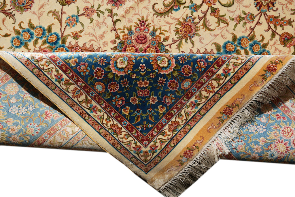 8 x 10 Lovely Silk Handmade Rug #PIX-58802