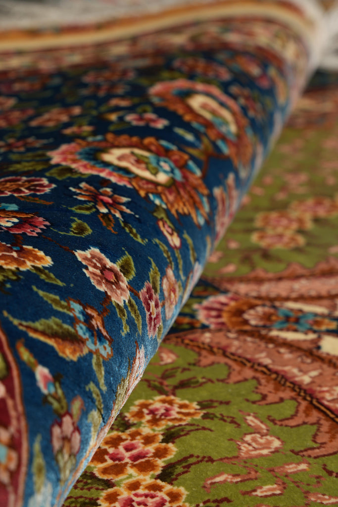 8 x 10 Lovely Silk Handmade Rug #PIX-58802